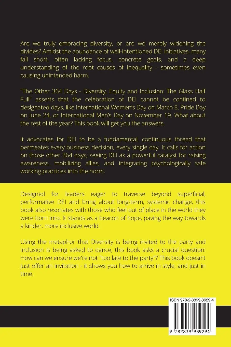 Rückseite: 9782839939294 | The Other 364 Days | Christiane Bisanzio (u. a.) | Taschenbuch | 2023