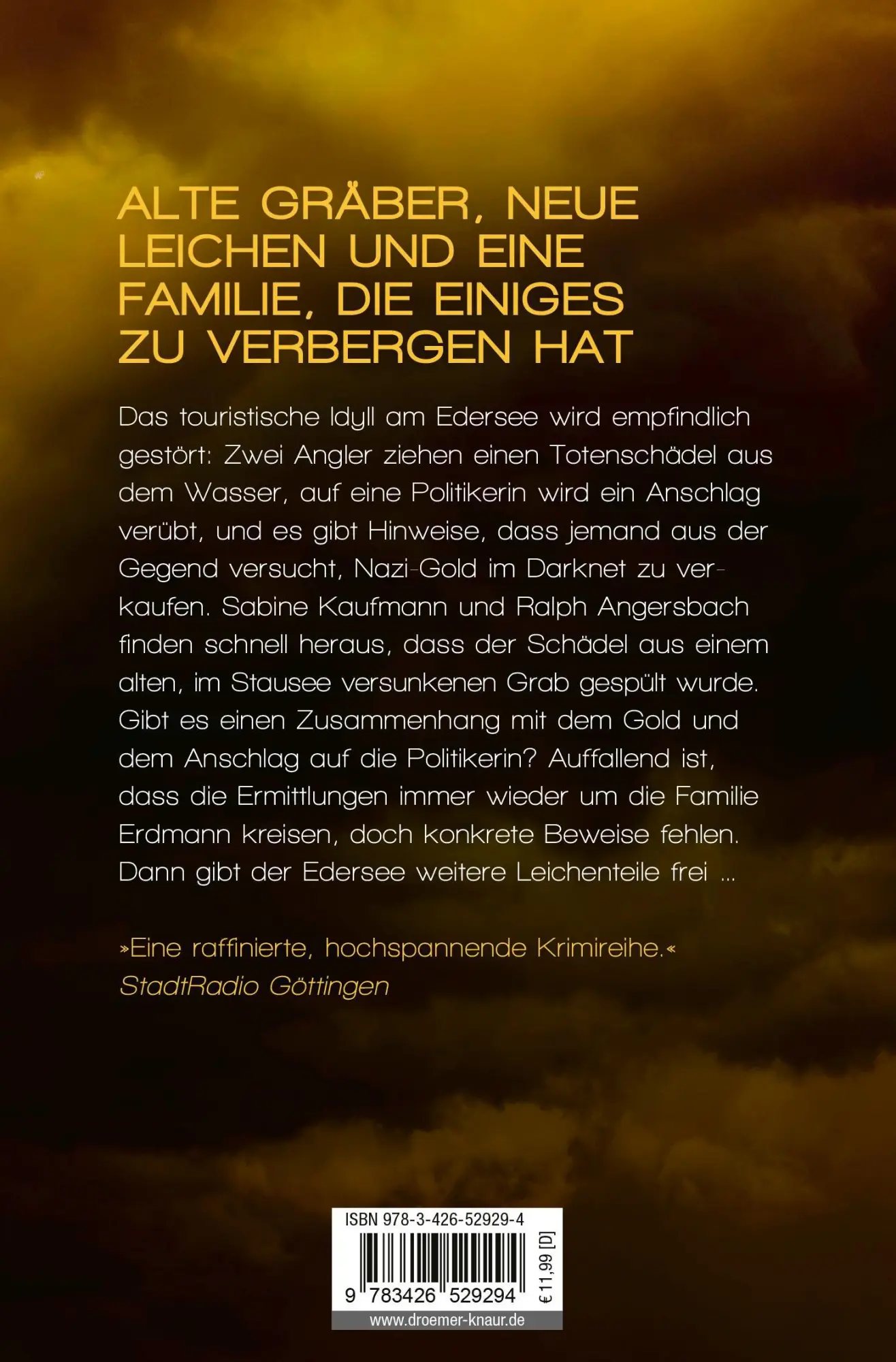Rückseite: 9783426529294 | Totengold | Kriminalroman SPIEGEL Bestseller-Autoren | Holbe (u. a.)