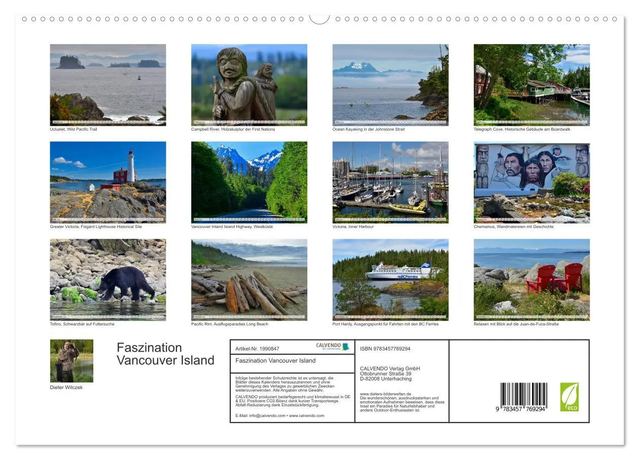 Bild: 9783457769294 | Faszination Vancouver Island (hochwertiger Premium Wandkalender...