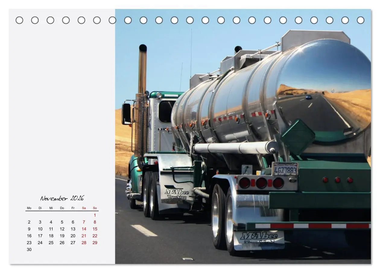 Bild: 9783457839294 | Langhauber. Coole Trucks in den USA (Tischkalender 2026 DIN A5...