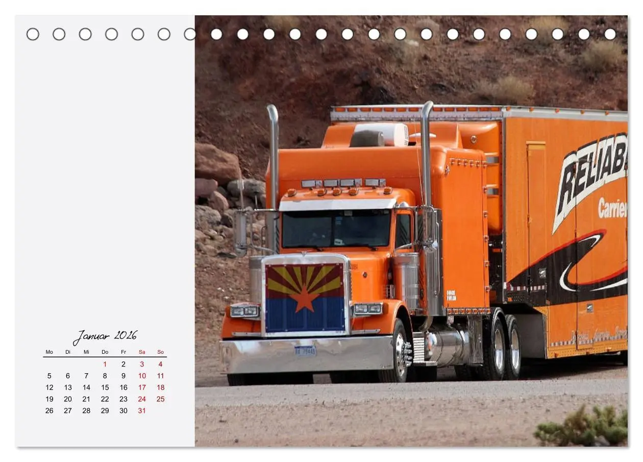 Bild: 9783457839294 | Langhauber. Coole Trucks in den USA (Tischkalender 2026 DIN A5...