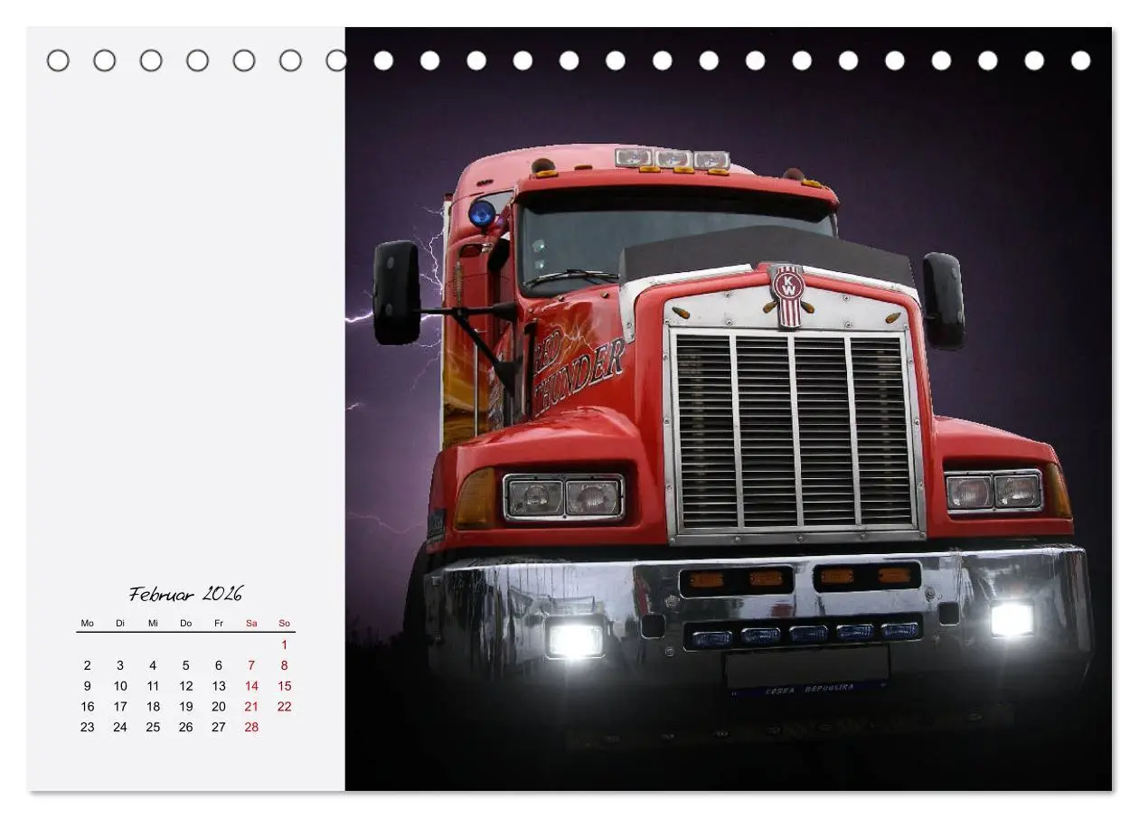 Bild: 9783457839294 | Langhauber. Coole Trucks in den USA (Tischkalender 2026 DIN A5...