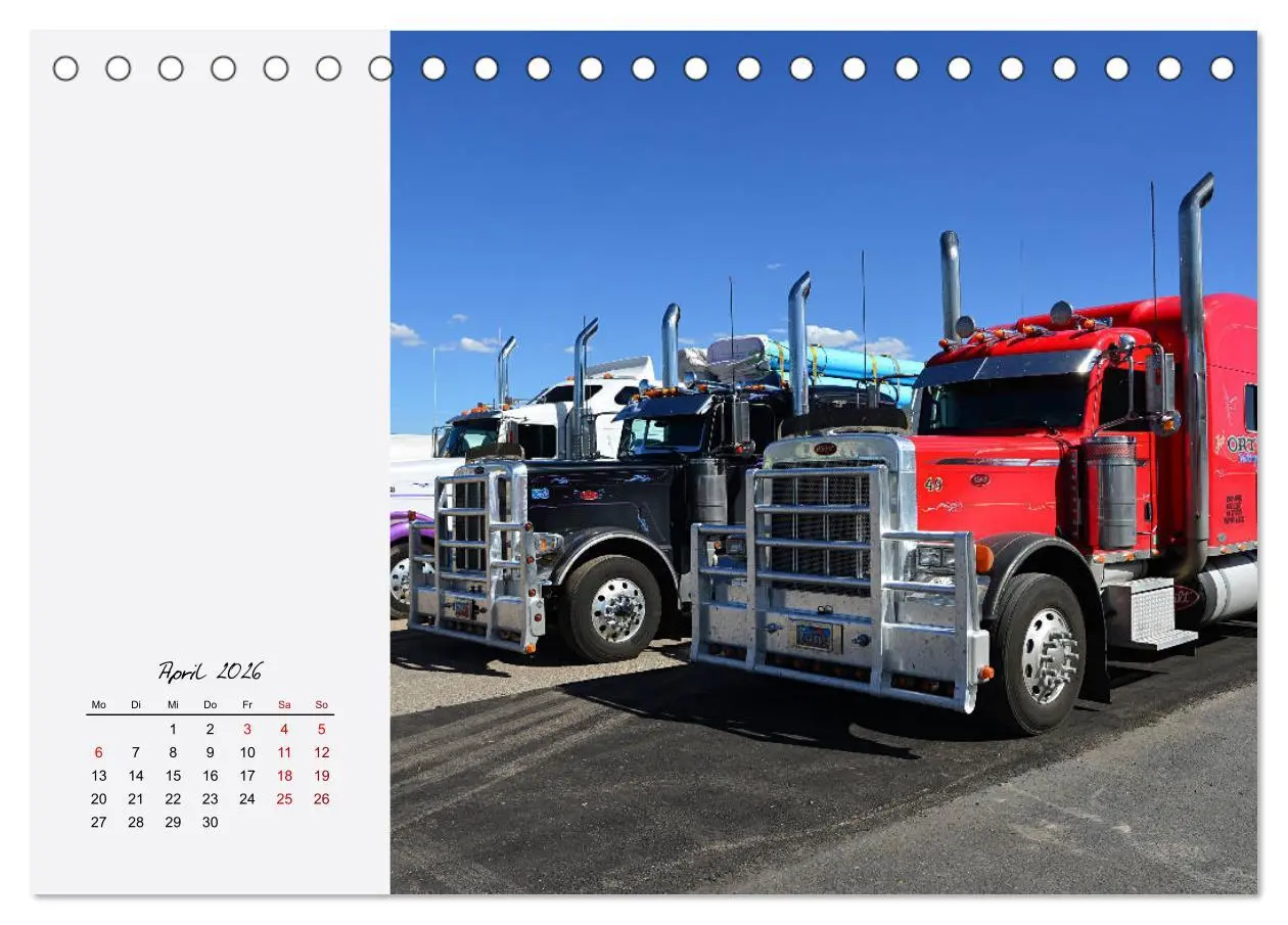 Bild: 9783457839294 | Langhauber. Coole Trucks in den USA (Tischkalender 2026 DIN A5...