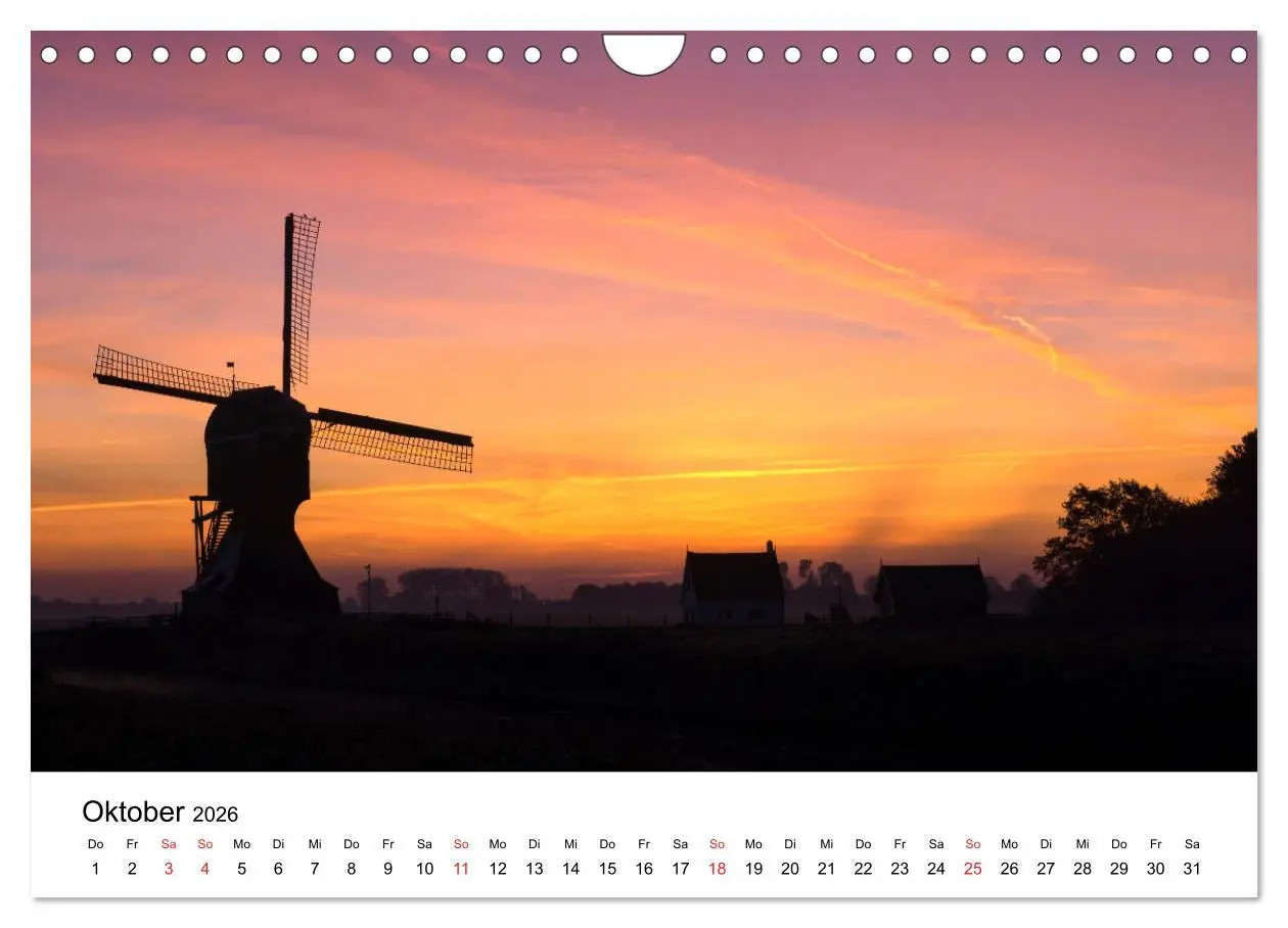 Bild: 9783457909294 | DIE SCHÖNSTEN WINDMÜHLEN IN HOLLAND 2026 (Wandkalender 2026 DIN A4...