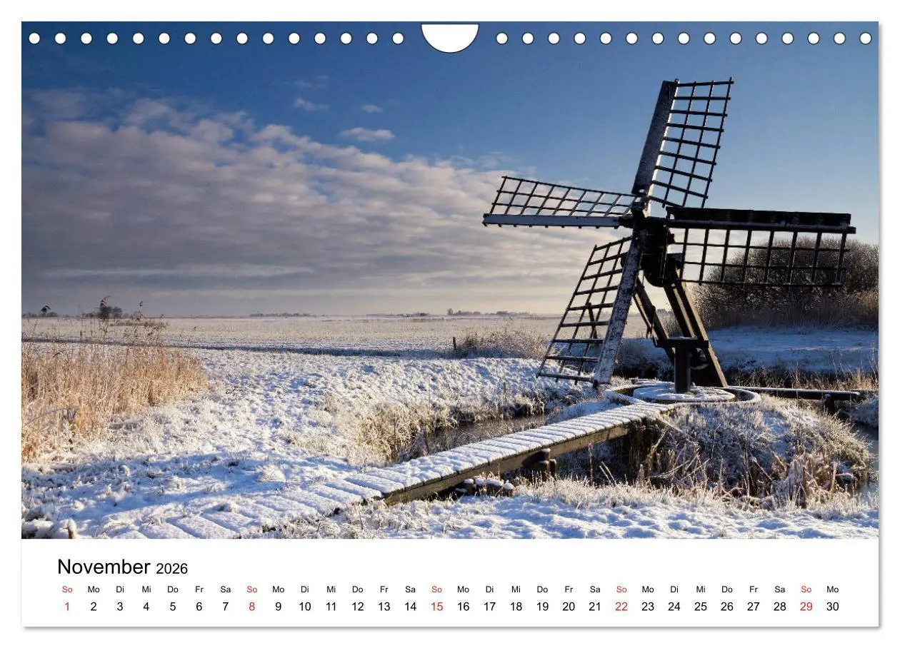 Bild: 9783457909294 | DIE SCHÖNSTEN WINDMÜHLEN IN HOLLAND 2026 (Wandkalender 2026 DIN A4...