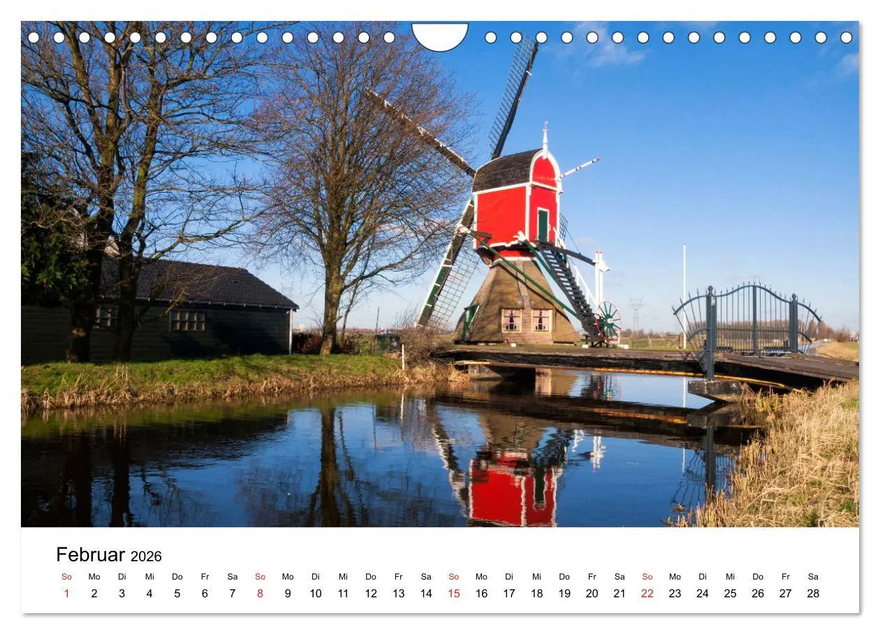Bild: 9783457909294 | DIE SCHÖNSTEN WINDMÜHLEN IN HOLLAND 2026 (Wandkalender 2026 DIN A4...