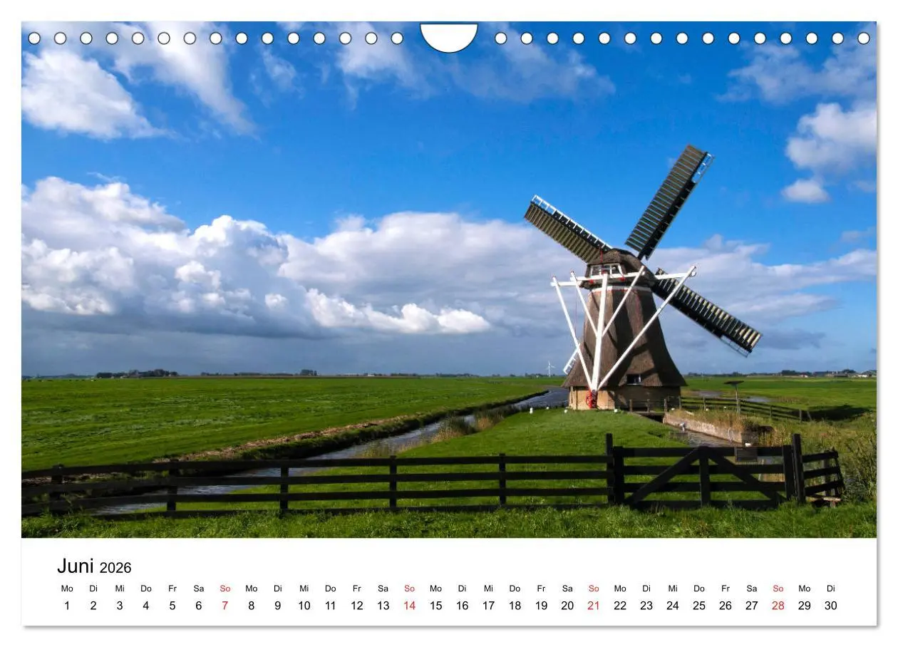 Bild: 9783457909294 | DIE SCHÖNSTEN WINDMÜHLEN IN HOLLAND 2026 (Wandkalender 2026 DIN A4...