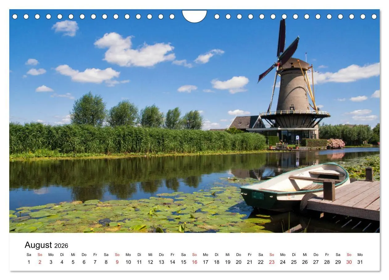 Bild: 9783457909294 | DIE SCHÖNSTEN WINDMÜHLEN IN HOLLAND 2026 (Wandkalender 2026 DIN A4...