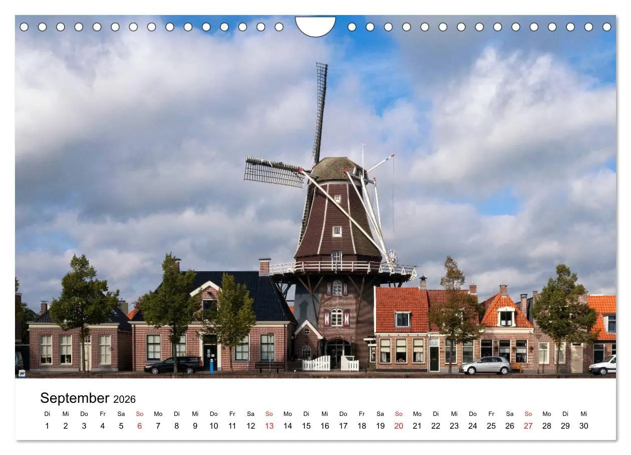 Bild: 9783457909294 | DIE SCHÖNSTEN WINDMÜHLEN IN HOLLAND 2026 (Wandkalender 2026 DIN A4...