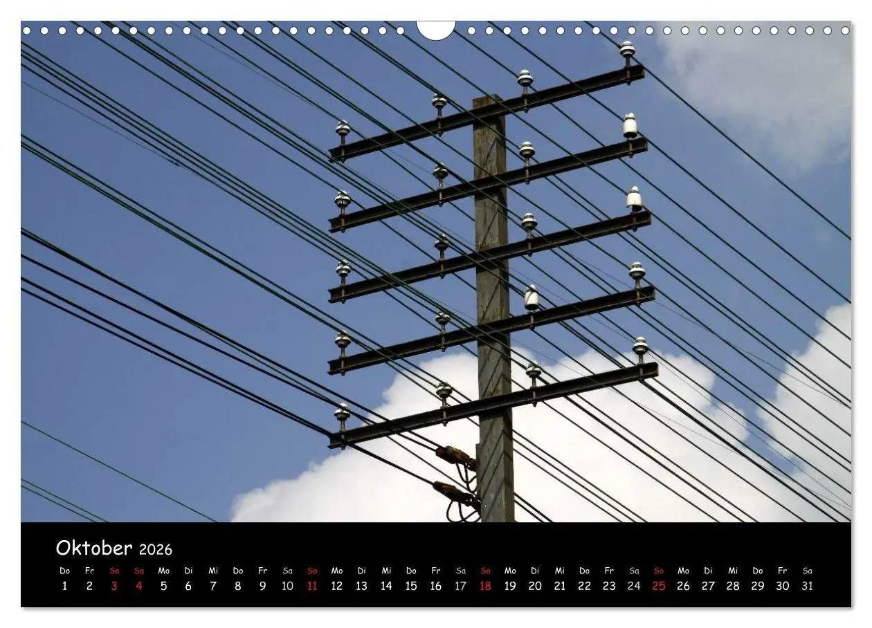Bild: 9783516169294 | Unter Strom (Wandkalender 2026 DIN A3 quer), CALVENDO Monatskalender