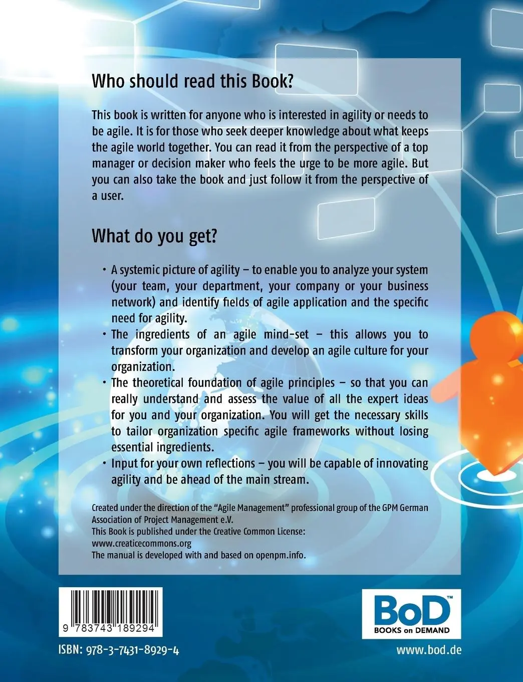 Rückseite: 9783743189294 | Management 4.0 | Handbook for Agile Practices | Alfred Oswald (u. a.)