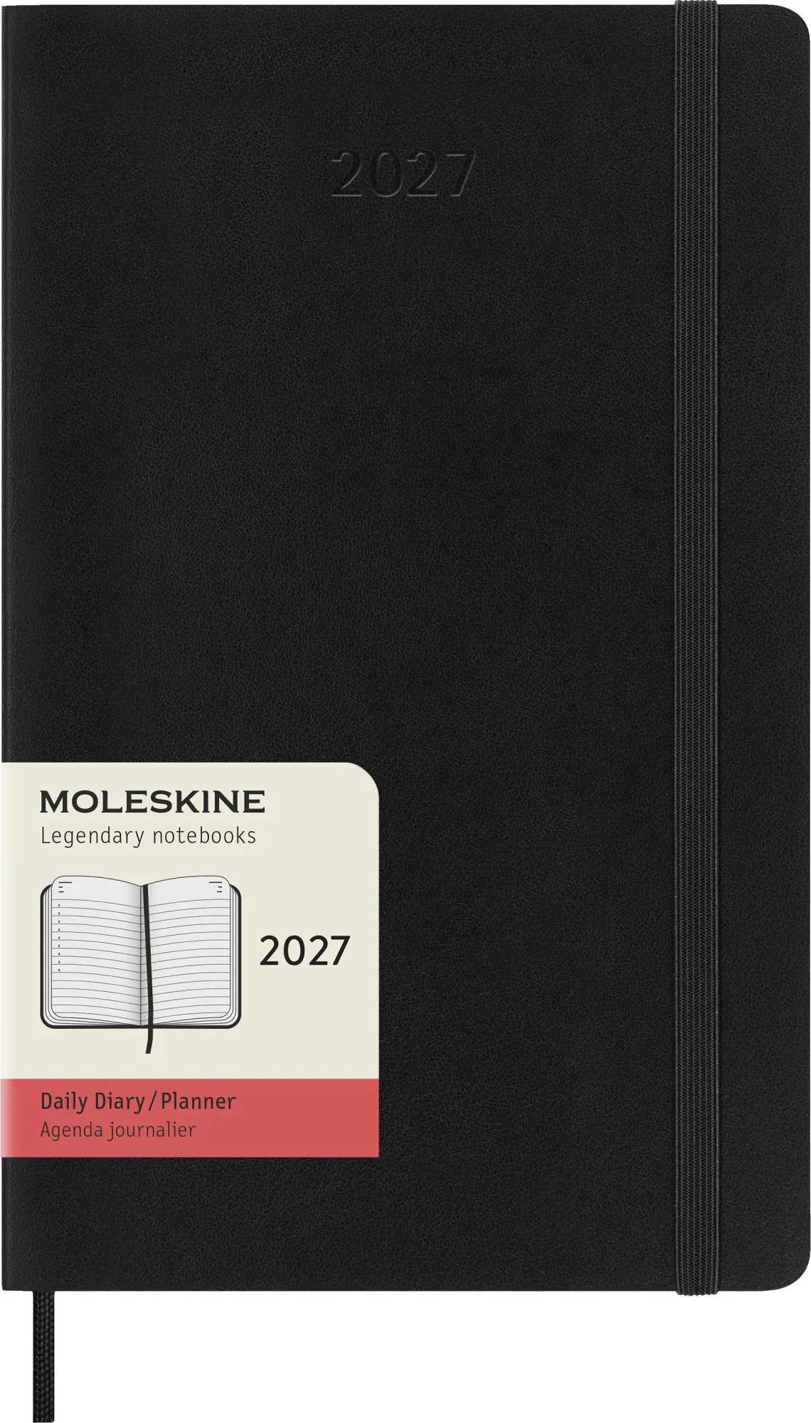 Cover: 8056999279394 | Moleskine 12 Monate Tagesnotizkalender 2027, L/A5, 1 Tag = 1 Seite,...