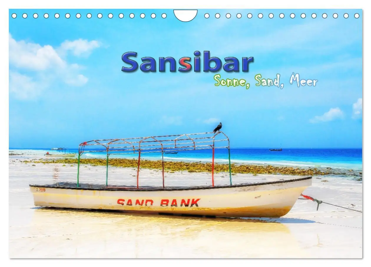 Cover: 9783457379394 | Sansibar - Sonne, Sand, Meer (Wandkalender 2026 DIN A4 quer),...