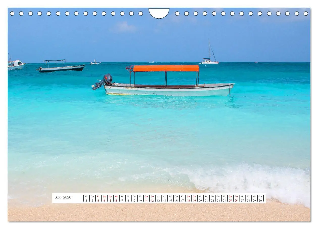 Bild: 9783457379394 | Sansibar - Sonne, Sand, Meer (Wandkalender 2026 DIN A4 quer),...