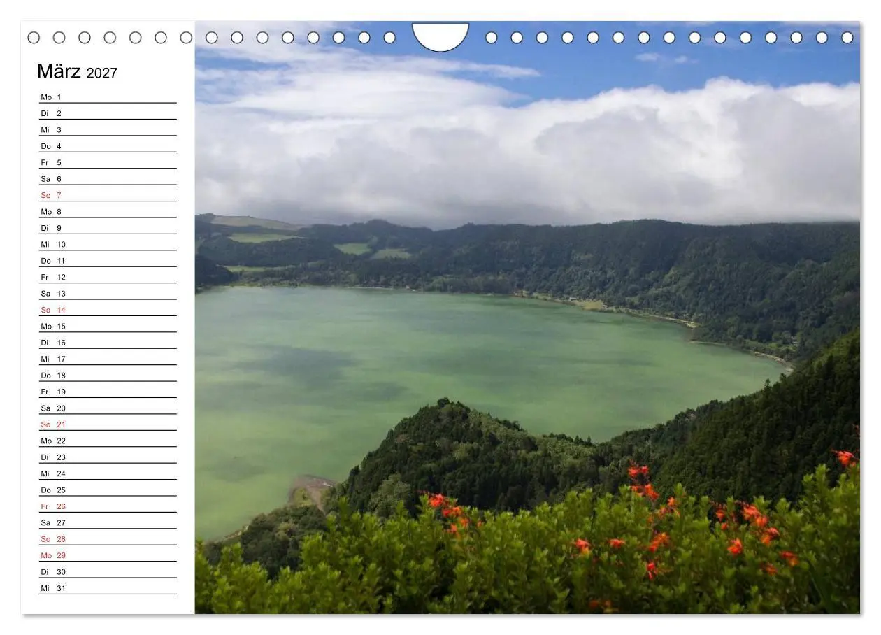 Bild: 9783569939394 | Azoren - São Miguel (Wandkalender 2027 DIN A4 quer), CALVENDO...