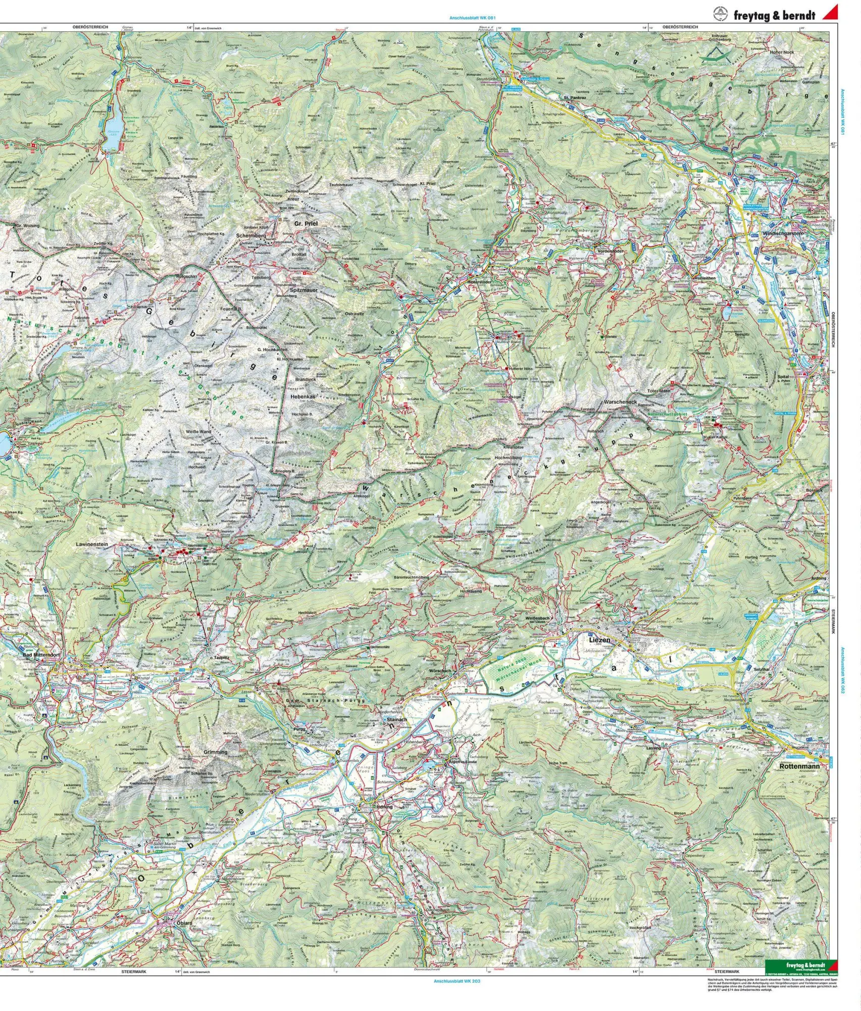 Bild: 9783707919394 | freytag &amp; berndt Wanderkarte WK 0082 Totes Gebirge, Bad Aussee -...