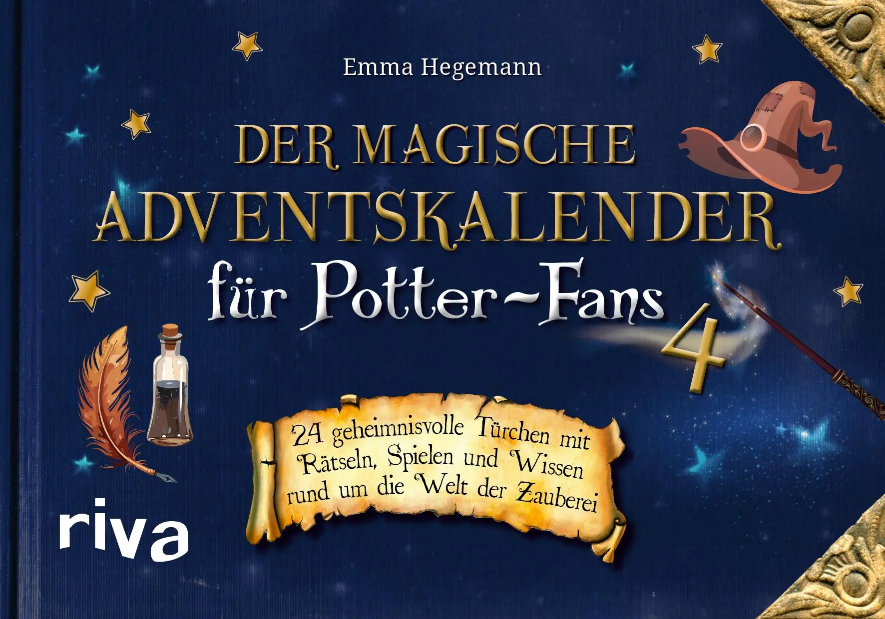 Cover: 9783742329394 | Der magische Adventskalender für Potter-Fans 4 | Emma Hegemann | Buch