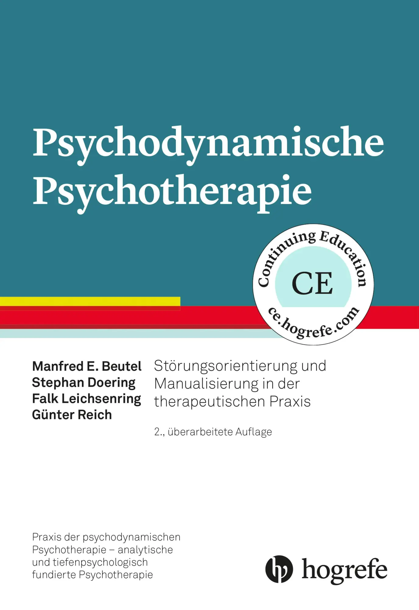 Cover: 9783801729394 | Psychodynamische Psychotherapie | Manfred E. Beutel (u. a.) | Buch