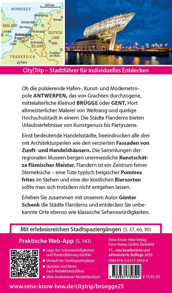 Bild: 9783831739394 | Reise Know-How CityTrip Antwerpen, Brügge, Gent | Günter Schenk | Buch