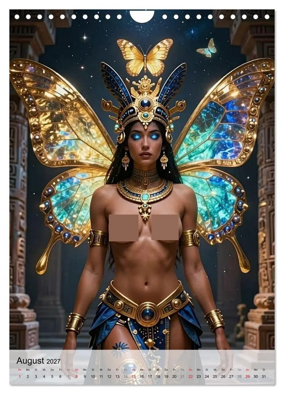 Bild: 9783594129494 | Göttinnen des Aztekenreichs (Wandkalender 2027 DIN A4 hoch),...