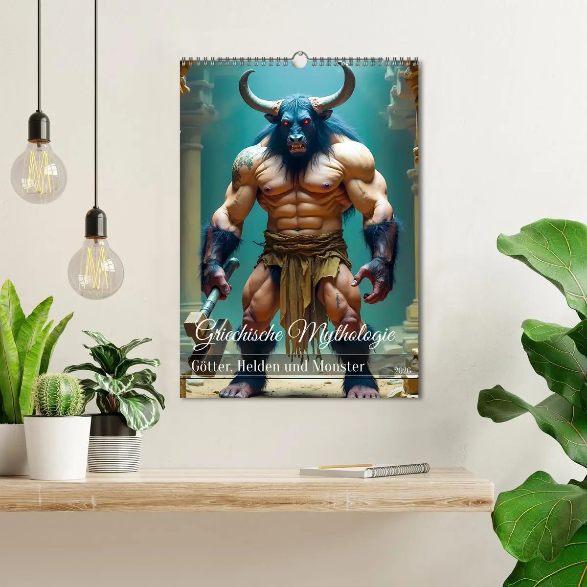 Bild: 9783457289594 | Griechische Mythologie - Götter, Helden und Monster (Wandkalender...