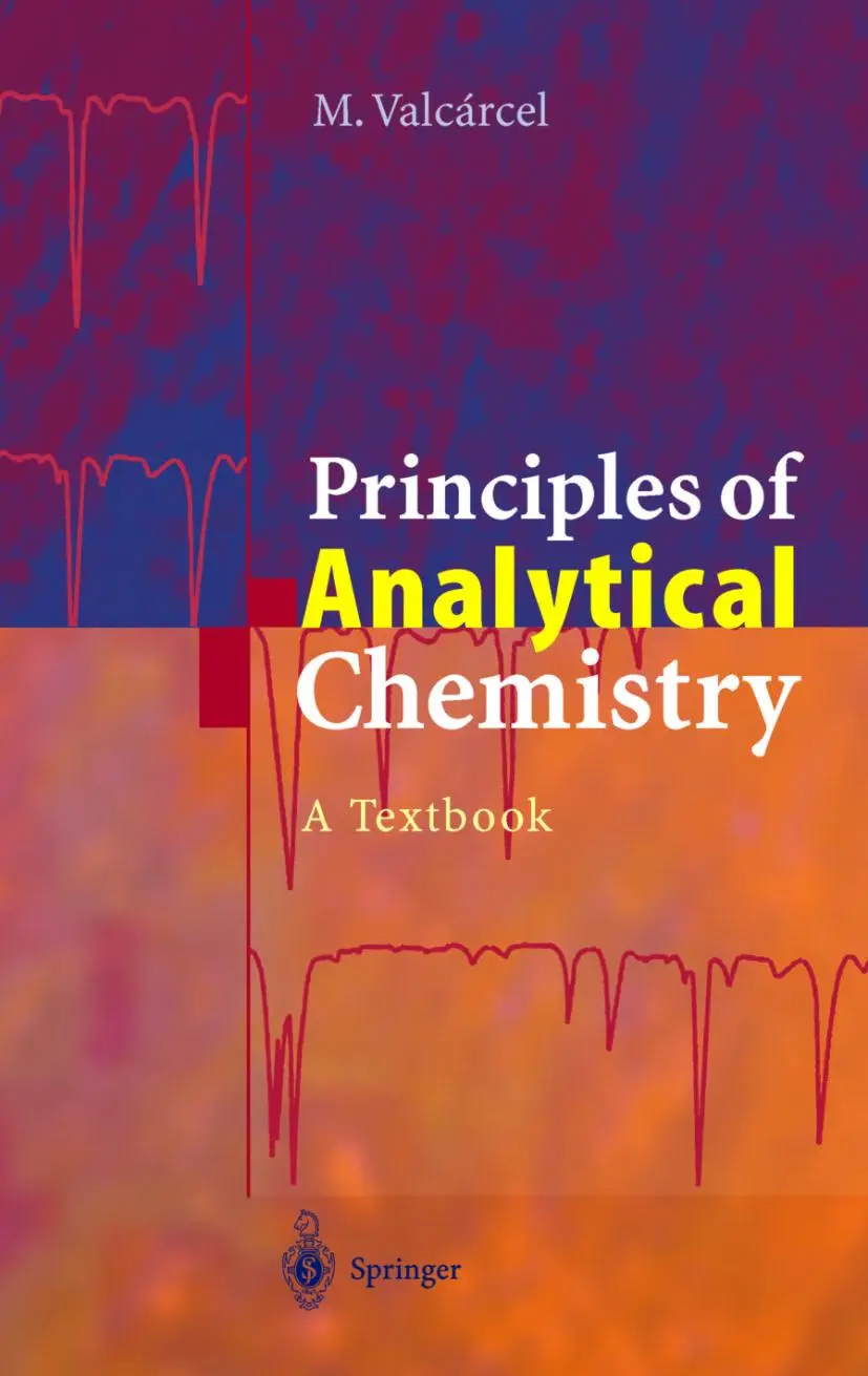 Cover: 9783642629594 | Principles of Analytical Chemistry | A Textbook | Miguel Valcarcel