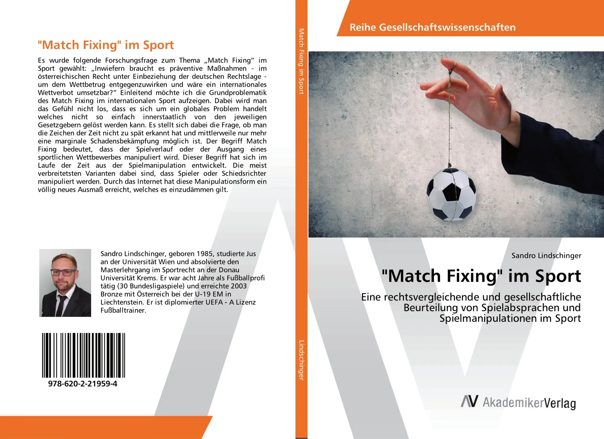 Cover: 9786202219594 | "Match Fixing" im Sport | Sandro Lindschinger | Taschenbuch | 108 S.