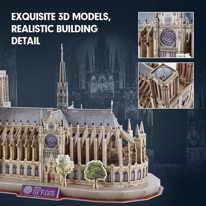 Bild: 7640409429694 | CUBICFUN - 3D Puzzle Notre-Dame de Paris 128 Teile | Spiel | 660986