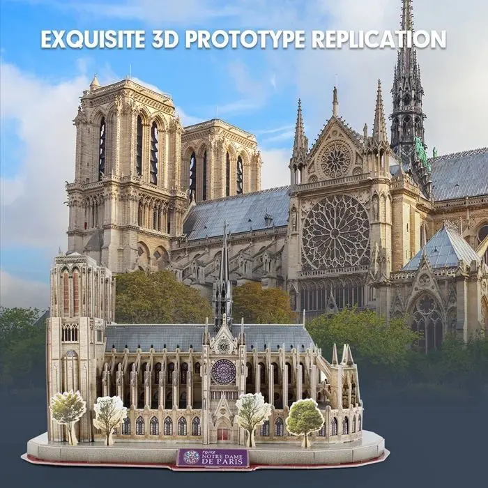 Bild: 7640409429694 | CUBICFUN - 3D Puzzle Notre-Dame de Paris 128 Teile | Spiel | 660986