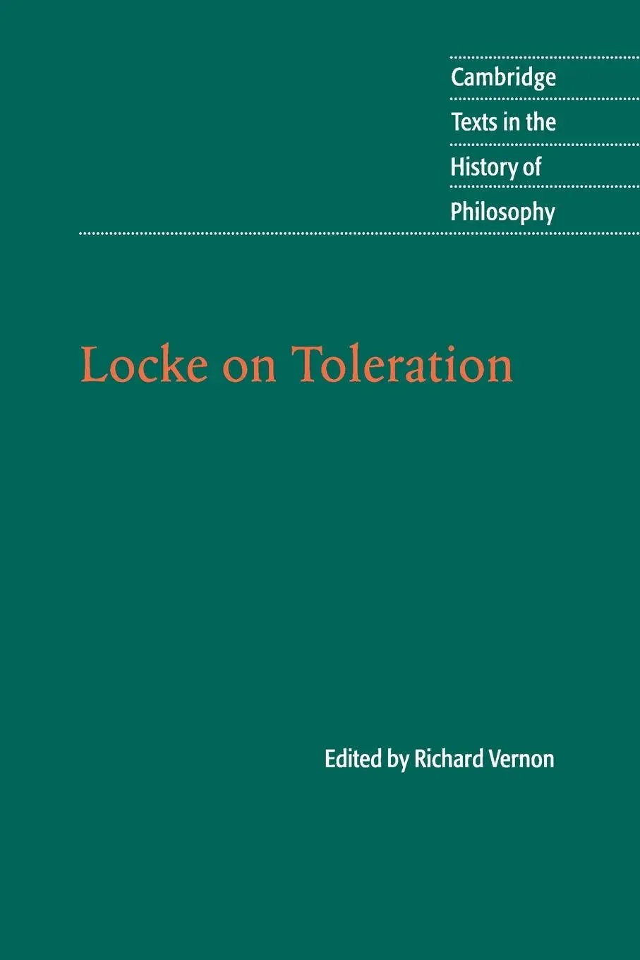 Cover: 9780521139694 | Locke on Toleration | Richard Vernon | Taschenbuch | Englisch | 2010