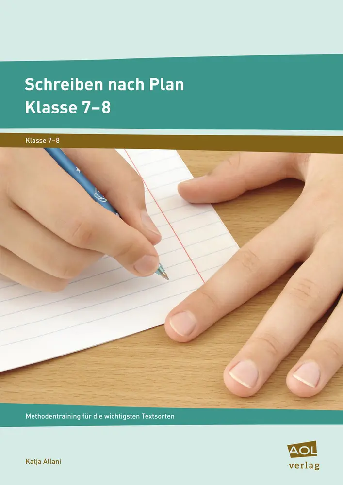 Cover: 9783403199694 | Schreiben nach Plan - Klasse 7-8 | Katja Allani | Broschüre | 80 S.