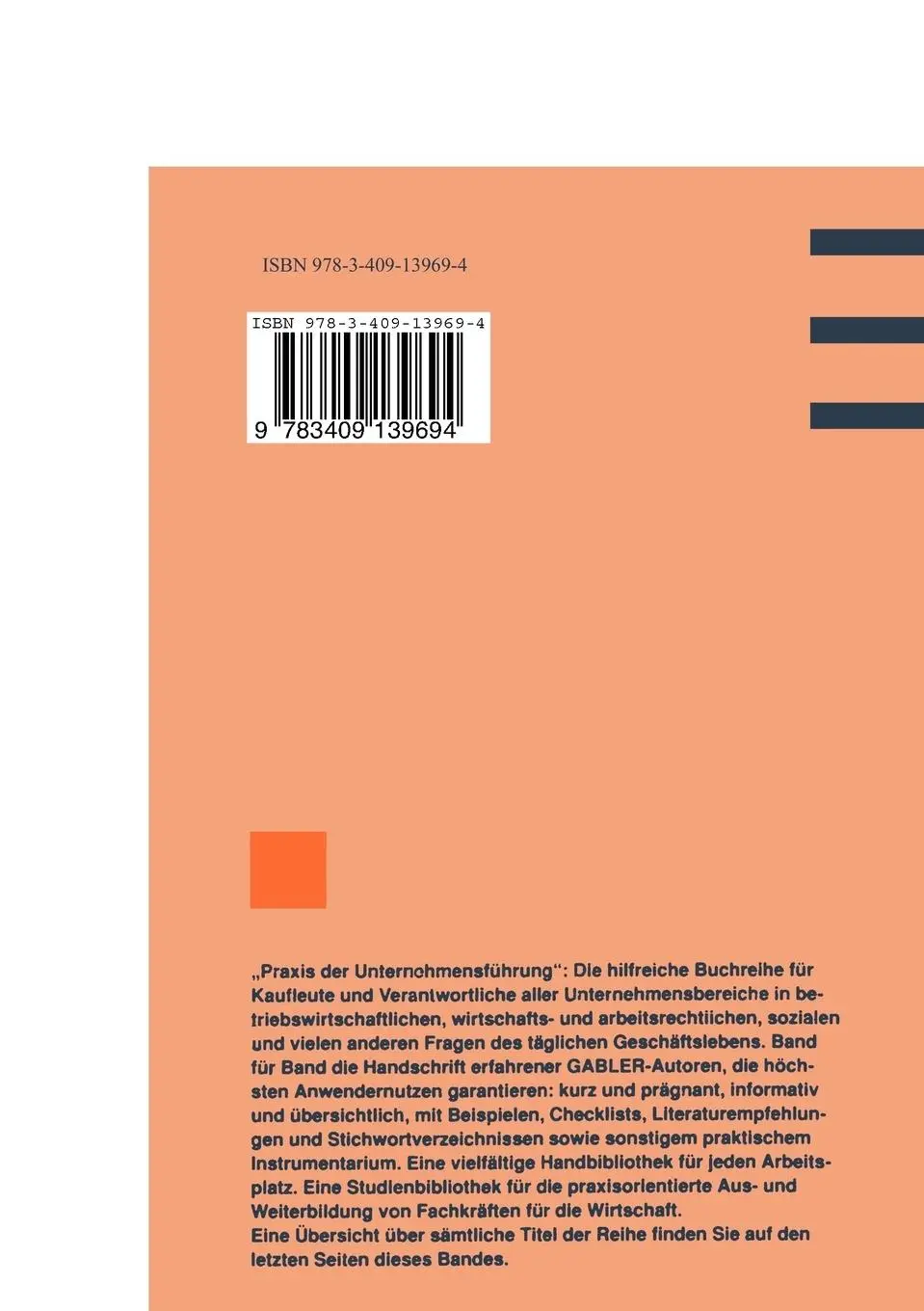 Rückseite: 9783409139694 | Kostenrechnung und Kalkulation | Helmut Lang | Taschenbuch | 152 S.