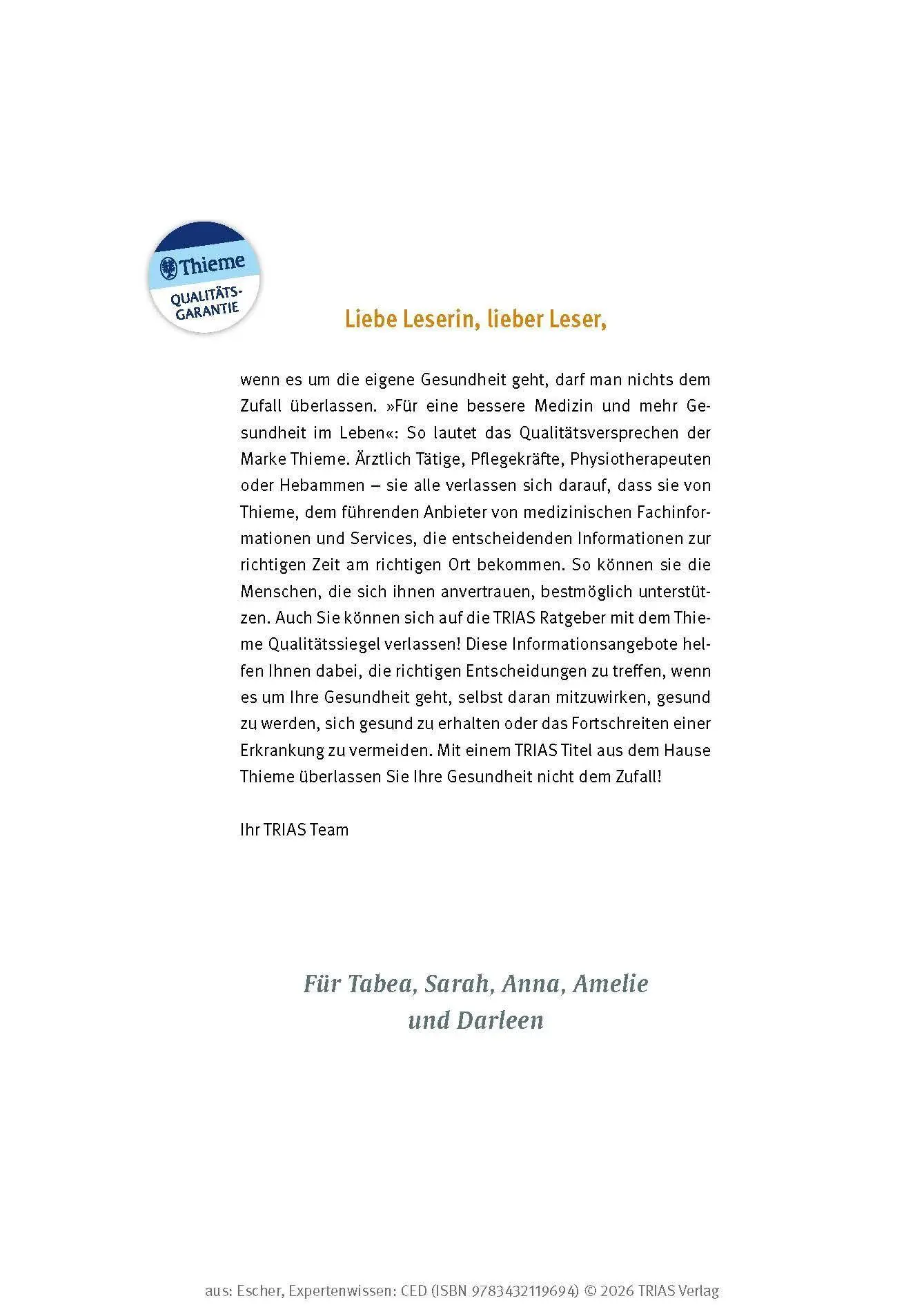 Bild: 9783432119694 | Expertenwissen: CED | Taschenbuch | TRIAS Expertenwissen | 176 S.