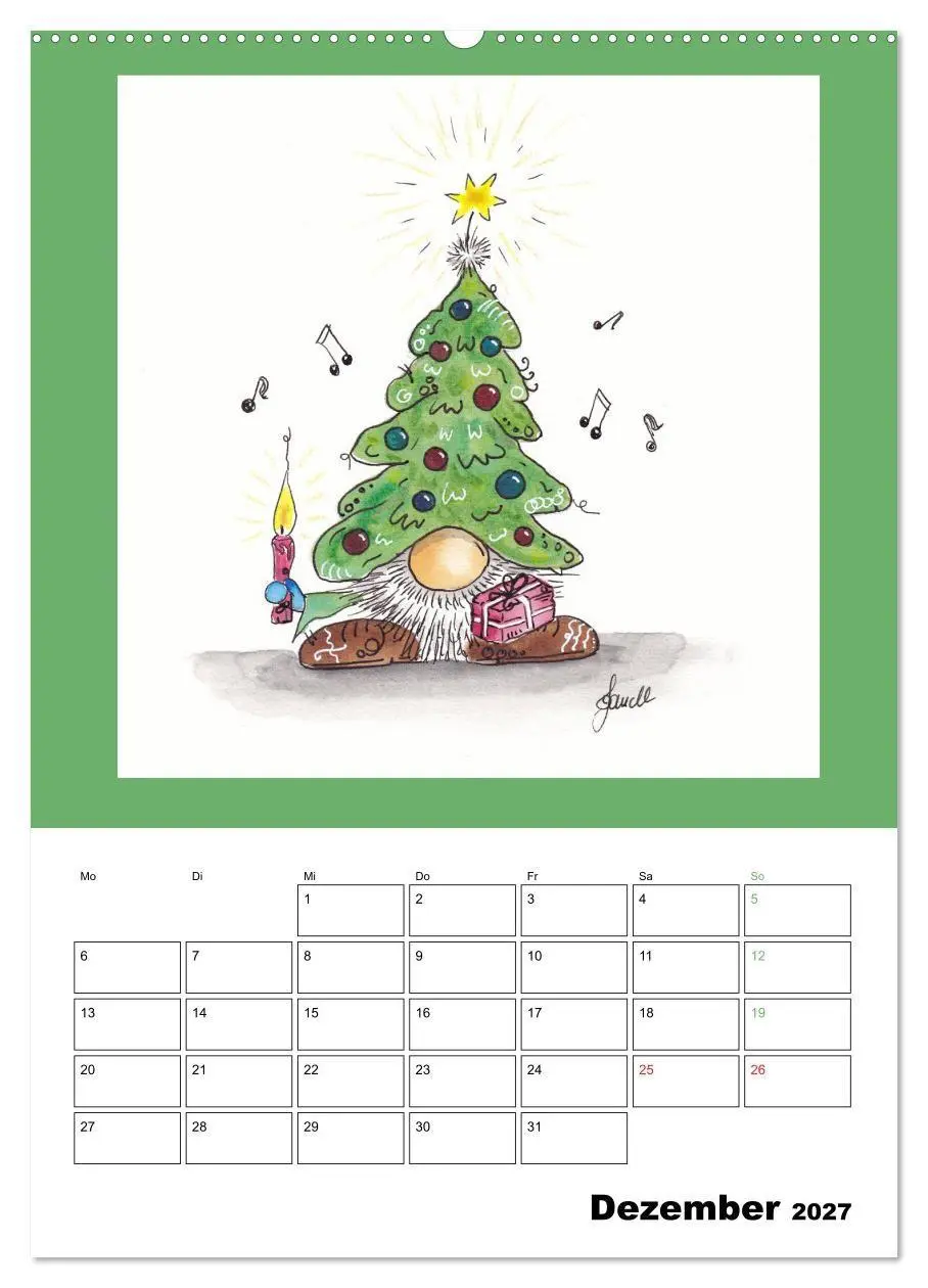 Bild: 9783569699694 | WichtelParade (Wandkalender 2027 DIN A2 hoch), CALVENDO Monatskalender