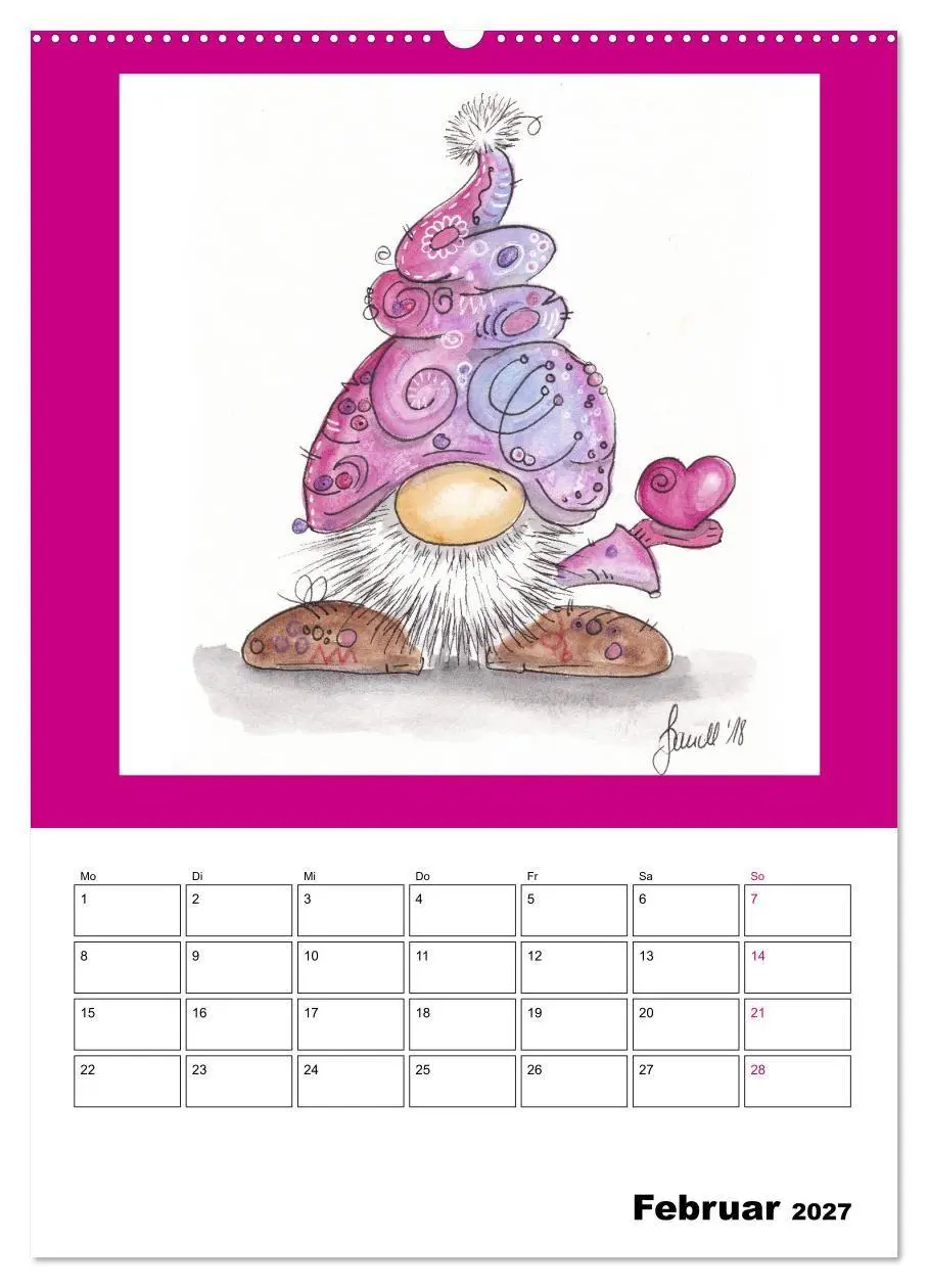 Bild: 9783569699694 | WichtelParade (Wandkalender 2027 DIN A2 hoch), CALVENDO Monatskalender