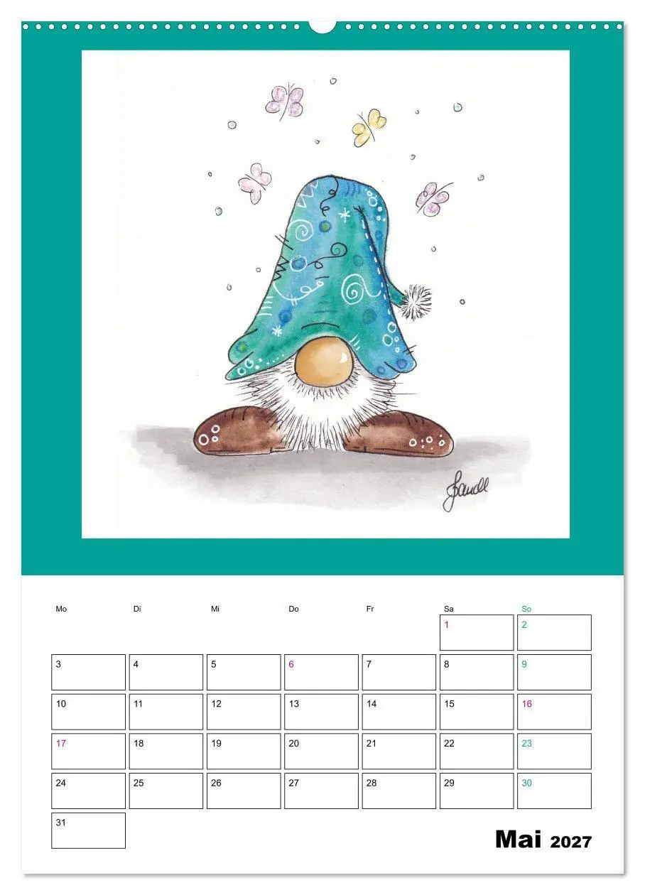 Bild: 9783569699694 | WichtelParade (Wandkalender 2027 DIN A2 hoch), CALVENDO Monatskalender