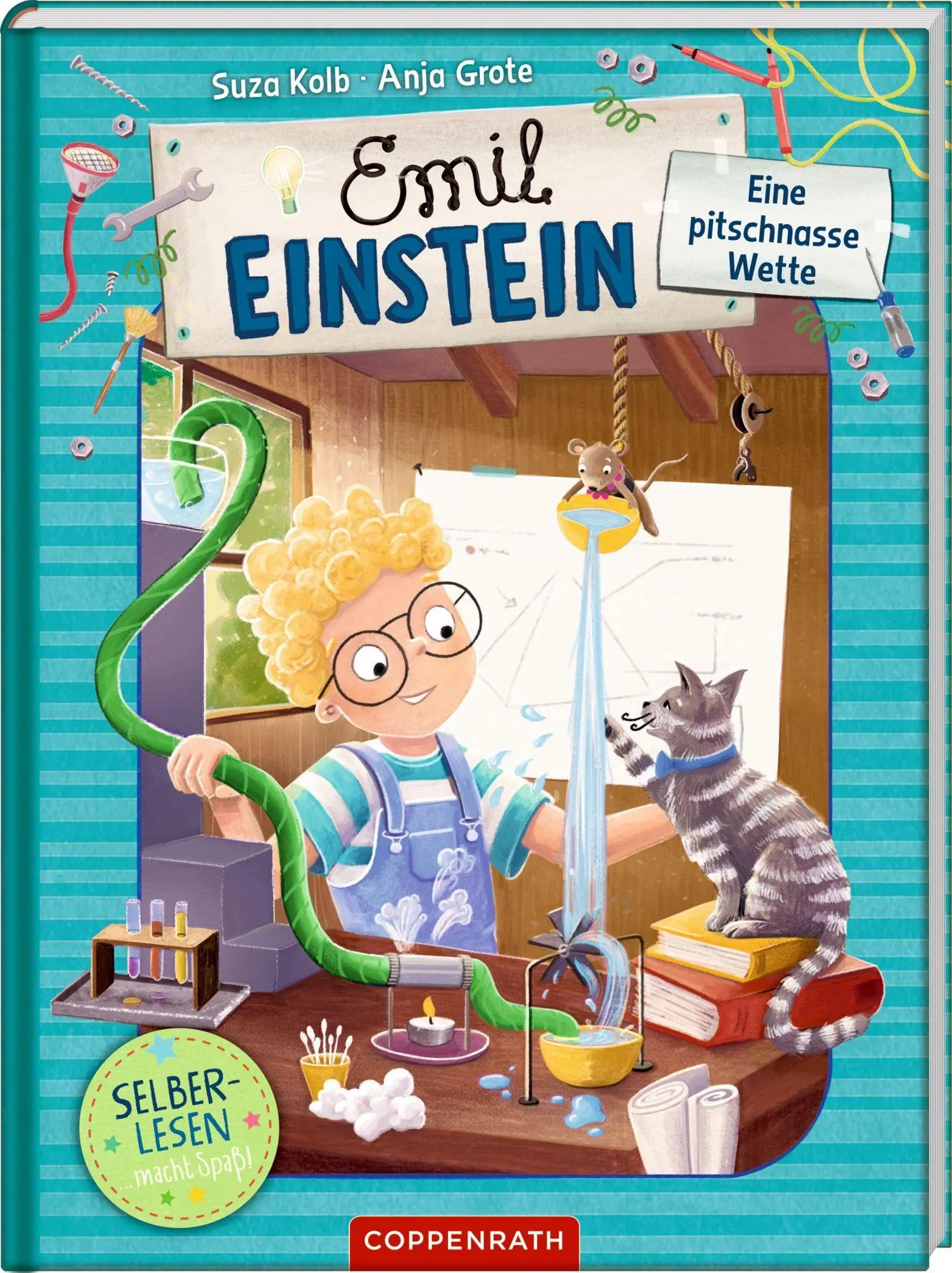 Cover: 9783649649694 | Emil Einstein (Leseanfänger, Bd. 2) | Eine pitschnasse Wette | Kolb