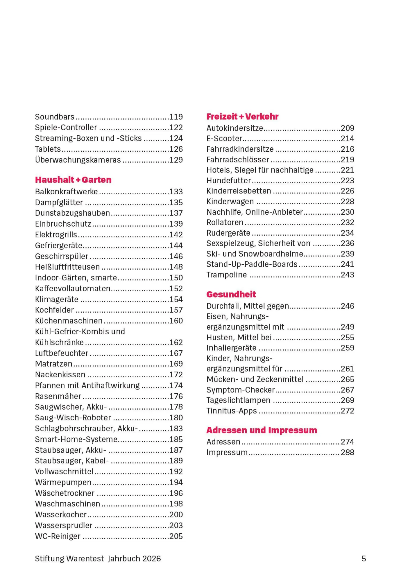 Bild: 9783747109694 | Stiftung Warentest Jahrbuch 2026 | Mehr als 100 Tests + Reports | Buch