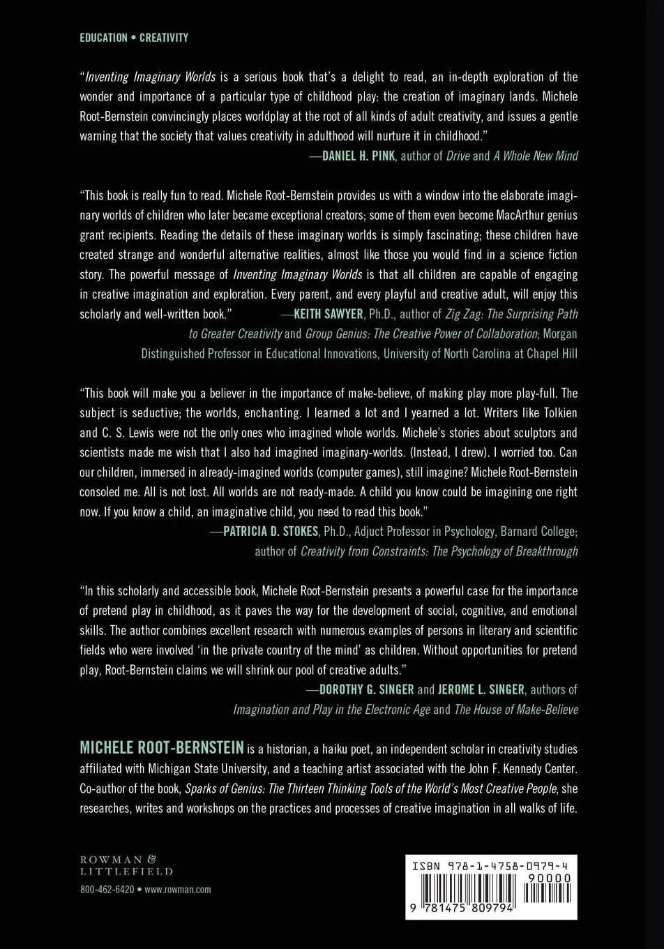 Rückseite: 9781475809794 | Inventing Imaginary Worlds | Michele Root-Bernstein | Taschenbuch