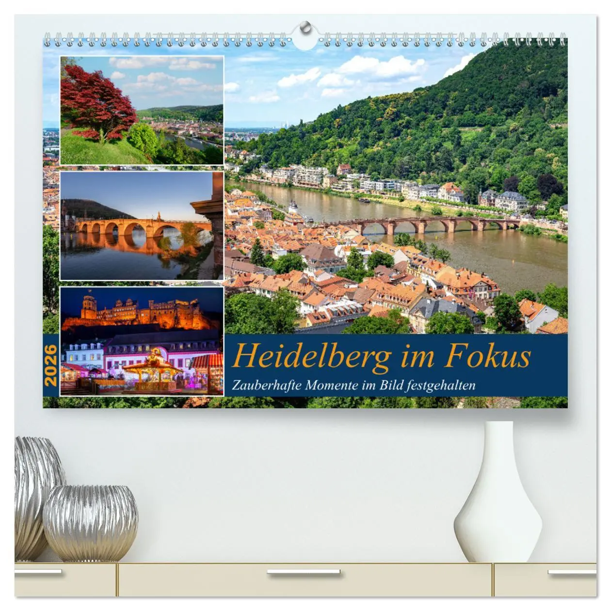Cover: 9783457269794 | Heidelberg im Fokus (hochwertiger Premium Wandkalender 2026 DIN A2...