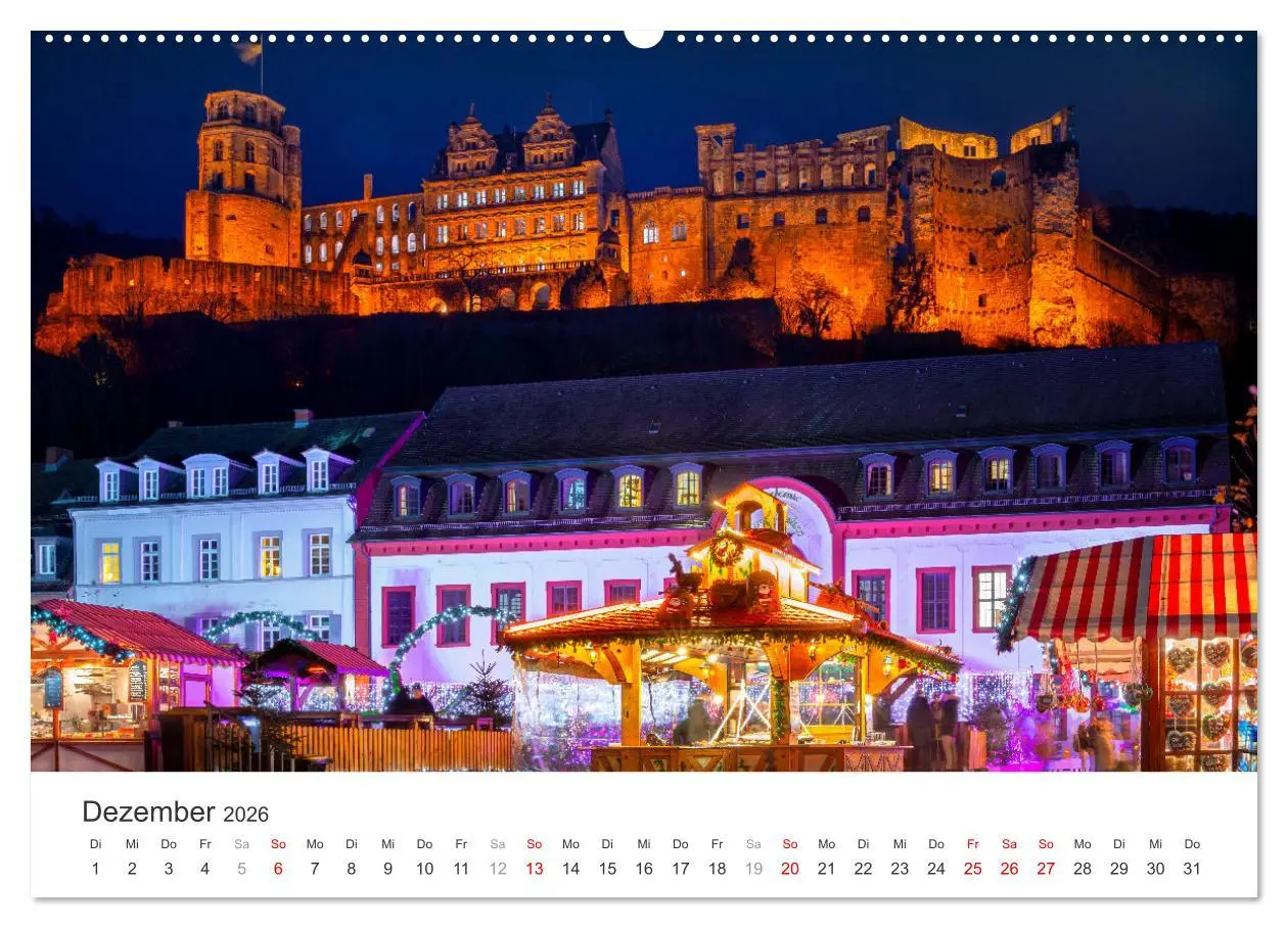 Bild: 9783457269794 | Heidelberg im Fokus (hochwertiger Premium Wandkalender 2026 DIN A2...