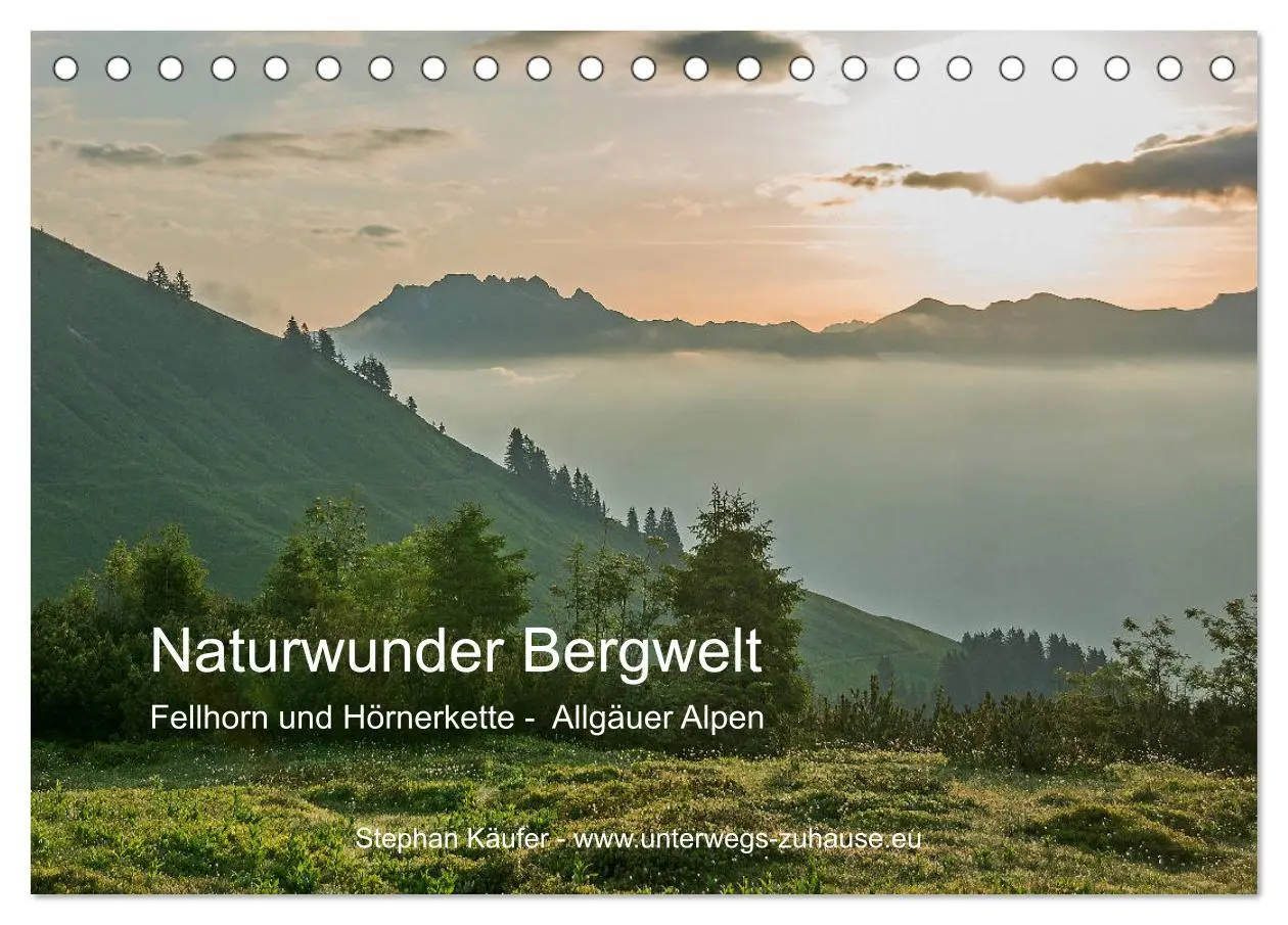 Cover: 9783457719794 | Naturwunder Bergwelt Fellhorn und Hörnergruppe (Tischkalender 2026...