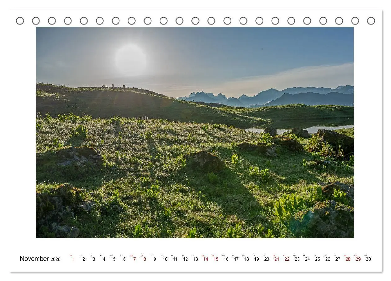 Bild: 9783457719794 | Naturwunder Bergwelt Fellhorn und Hörnergruppe (Tischkalender 2026...