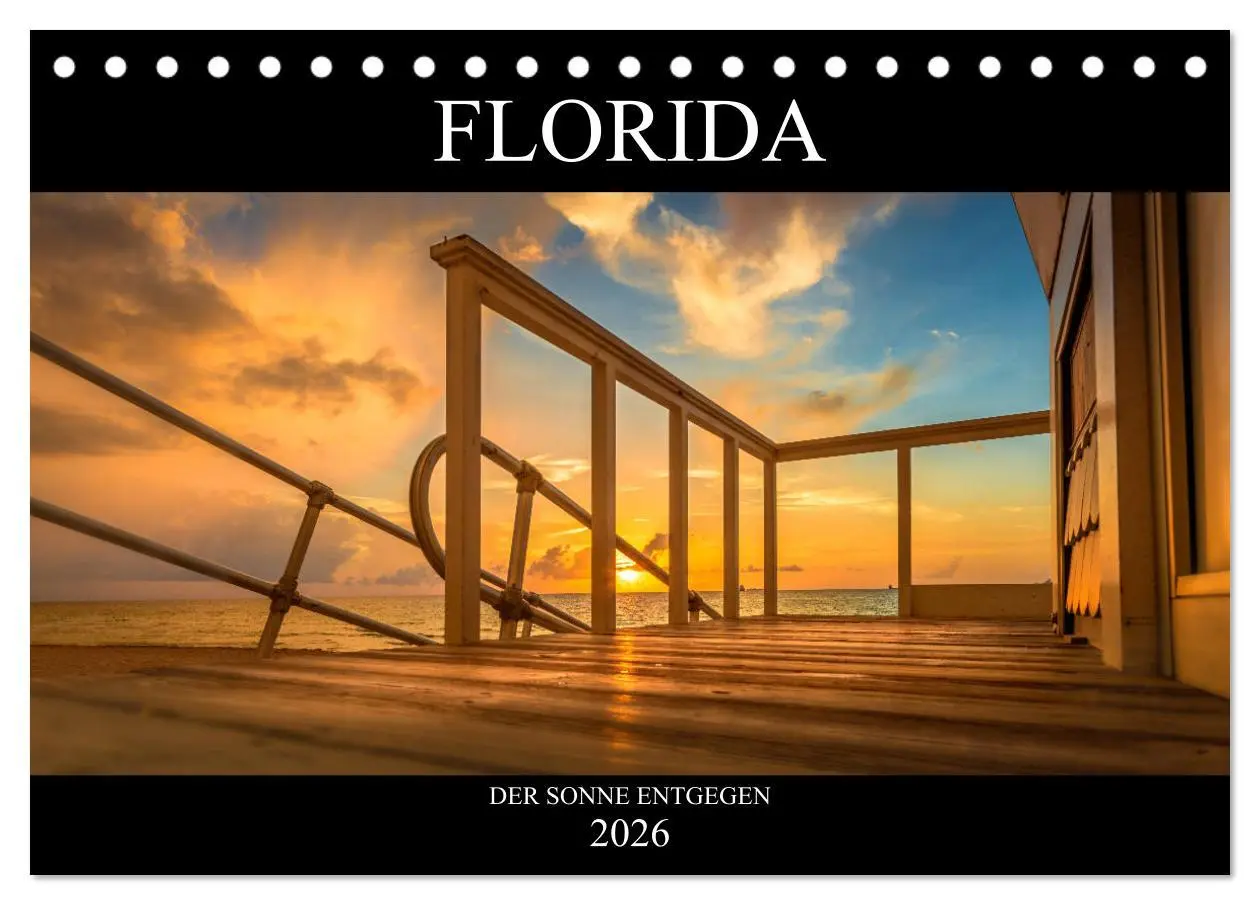 Cover: 9783457889794 | Florida. Der Sonne entgegen. (Tischkalender 2026 DIN A5 quer),...