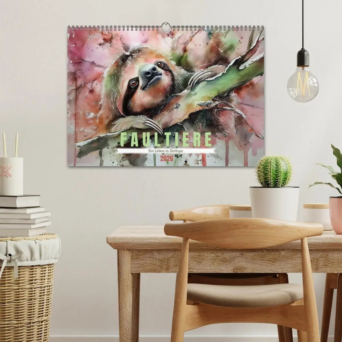Bild: 9783516739794 | Faultiere, ein Leben in Zeitlupe (Wandkalender 2026 DIN A3 quer),...