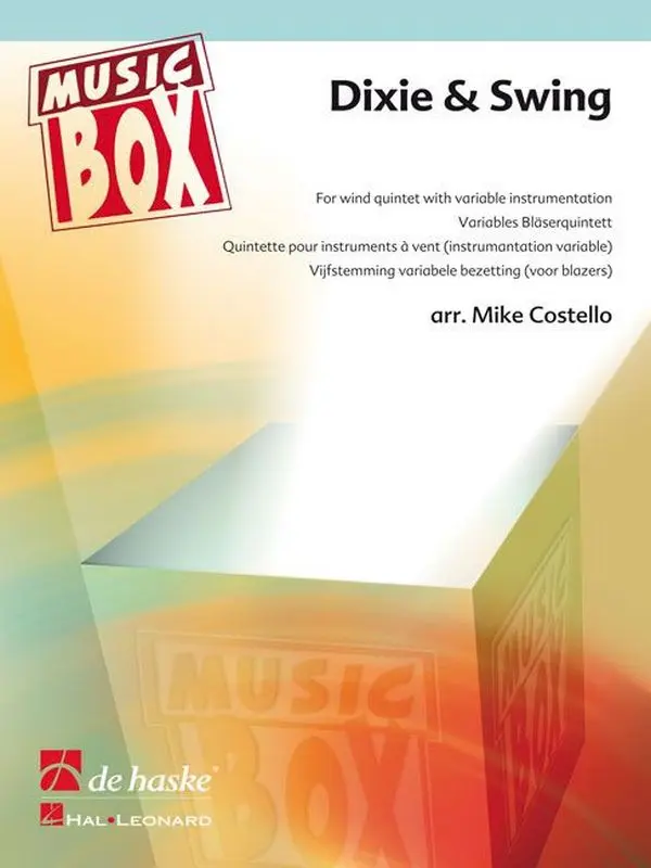 Cover: 9789043129794 | Dixie And Swing | Traditional | Music Box | Partitur + Stimmen | 2001