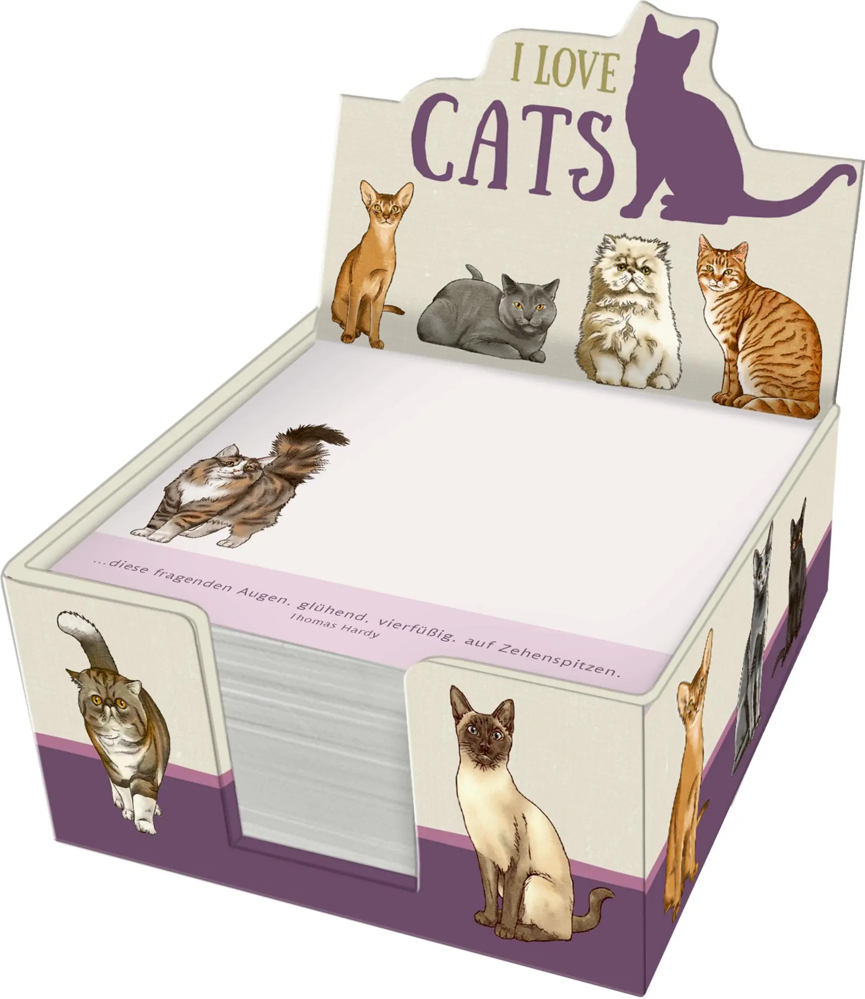 Cover: 4050003959894 | Zettelkästchen - I love cats | Julia Gerigk | Taschenbuch | 300 S.