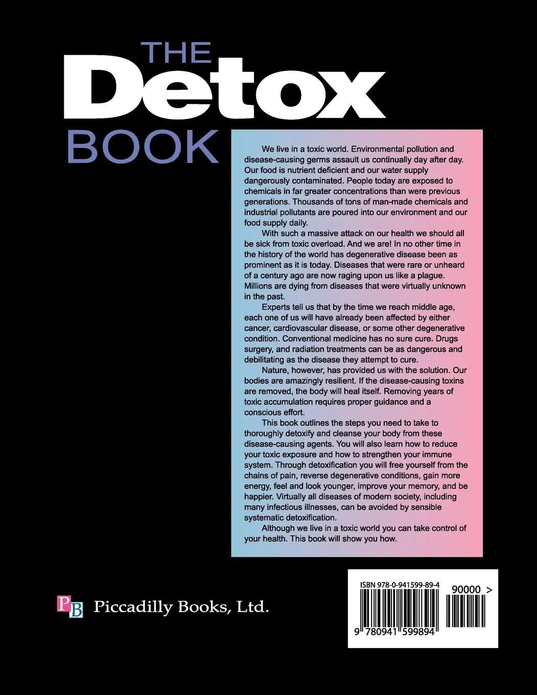 Rückseite: 9780941599894 | The Detox Book | Bruce Fife | Taschenbuch | Kartoniert / Broschiert