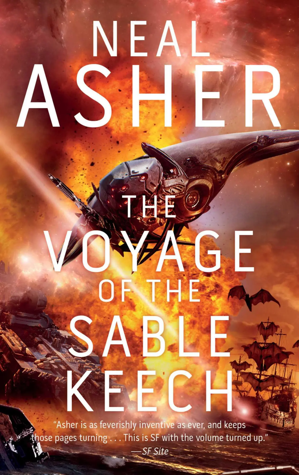 Cover: 9781597809894 | The Voyage of the Sable Keech | The Second Spatterjay Novel | Asher