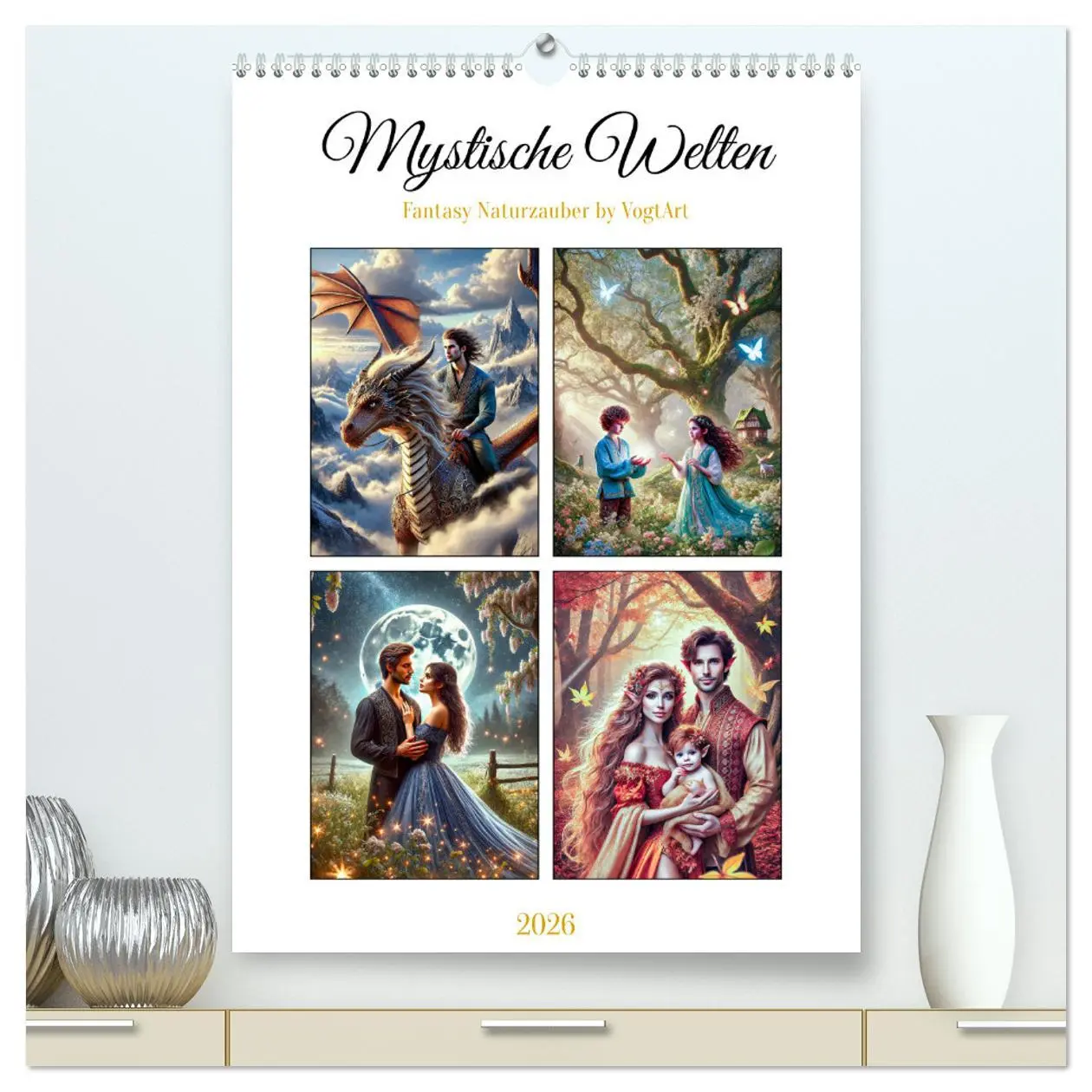 Cover: 9783457259894 | Mystische Welten, Fantasy Naturzauber (hochwertiger Premium...